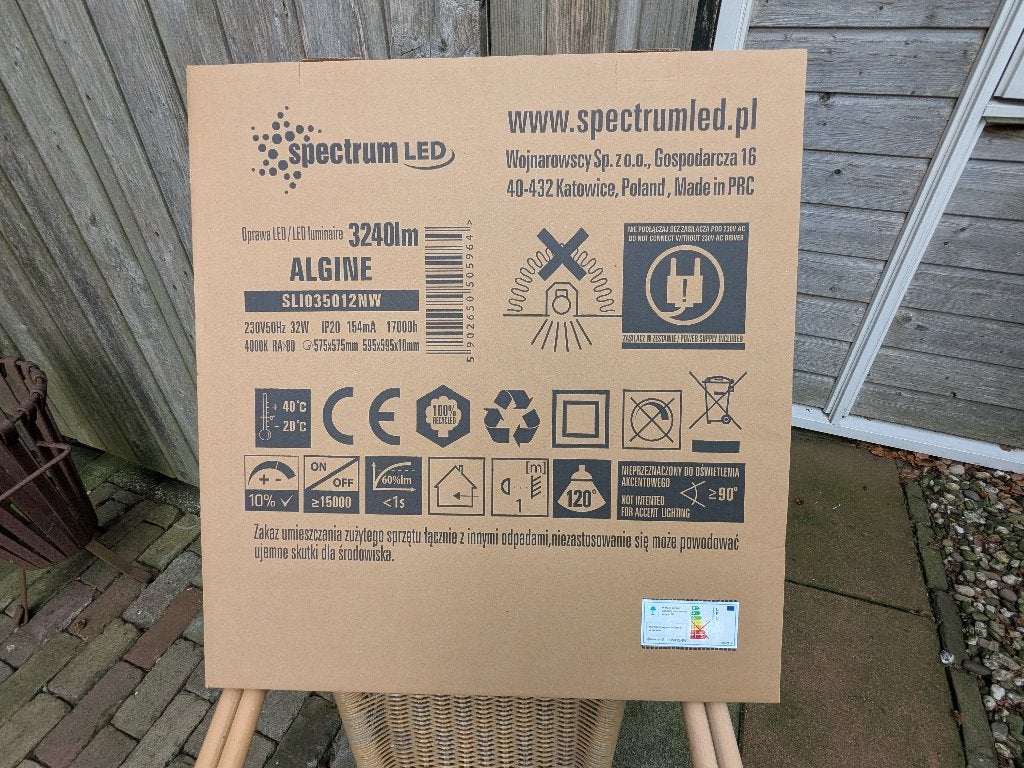 Lichtpanelen nieuw 4 stuks nog in doos, Ophalen of Verzenden, Nieuw