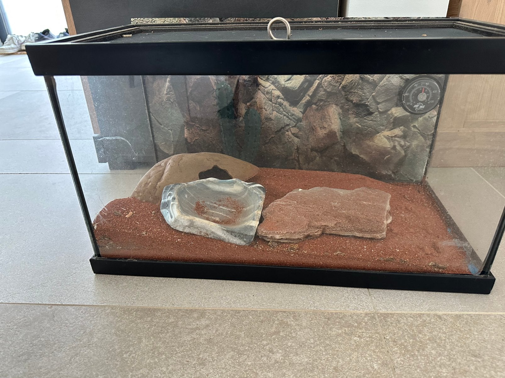 Terrarium voor Luipaardgekko, Ophalen, Gebruikt