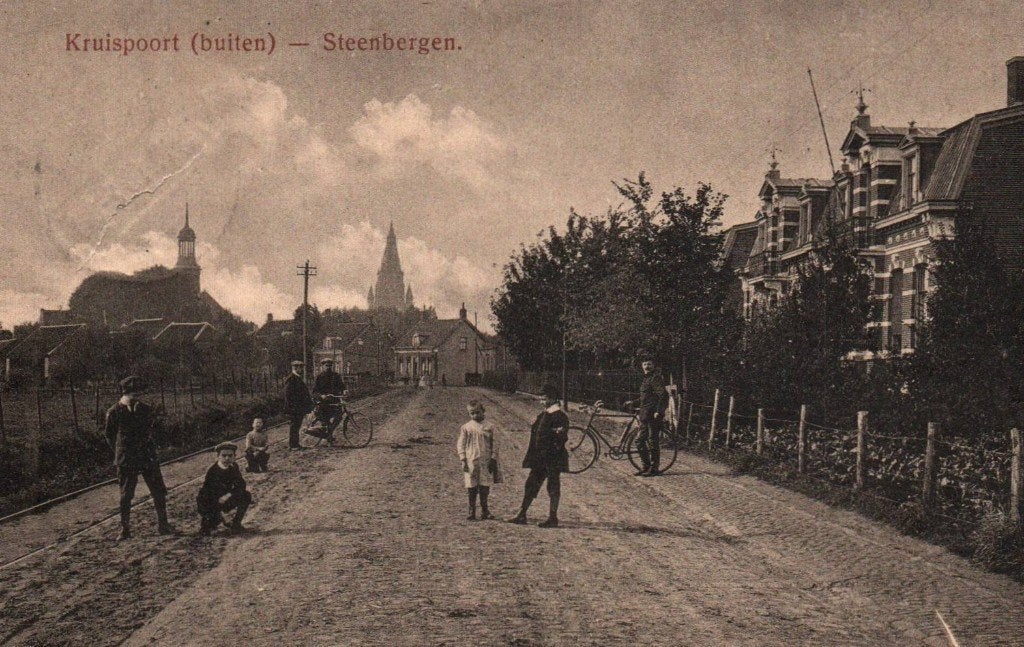 Ansichtkaart Steenbergen, Verzamelen, Ansichtkaarten | Nederland, Ophalen of Verzenden, Noord-Brabant