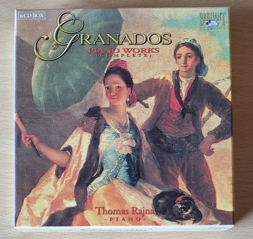 Granados Piano Works 6CD box, Ophalen of Verzenden, Classicisme, Zo goed als nieuw, Kamermuziek