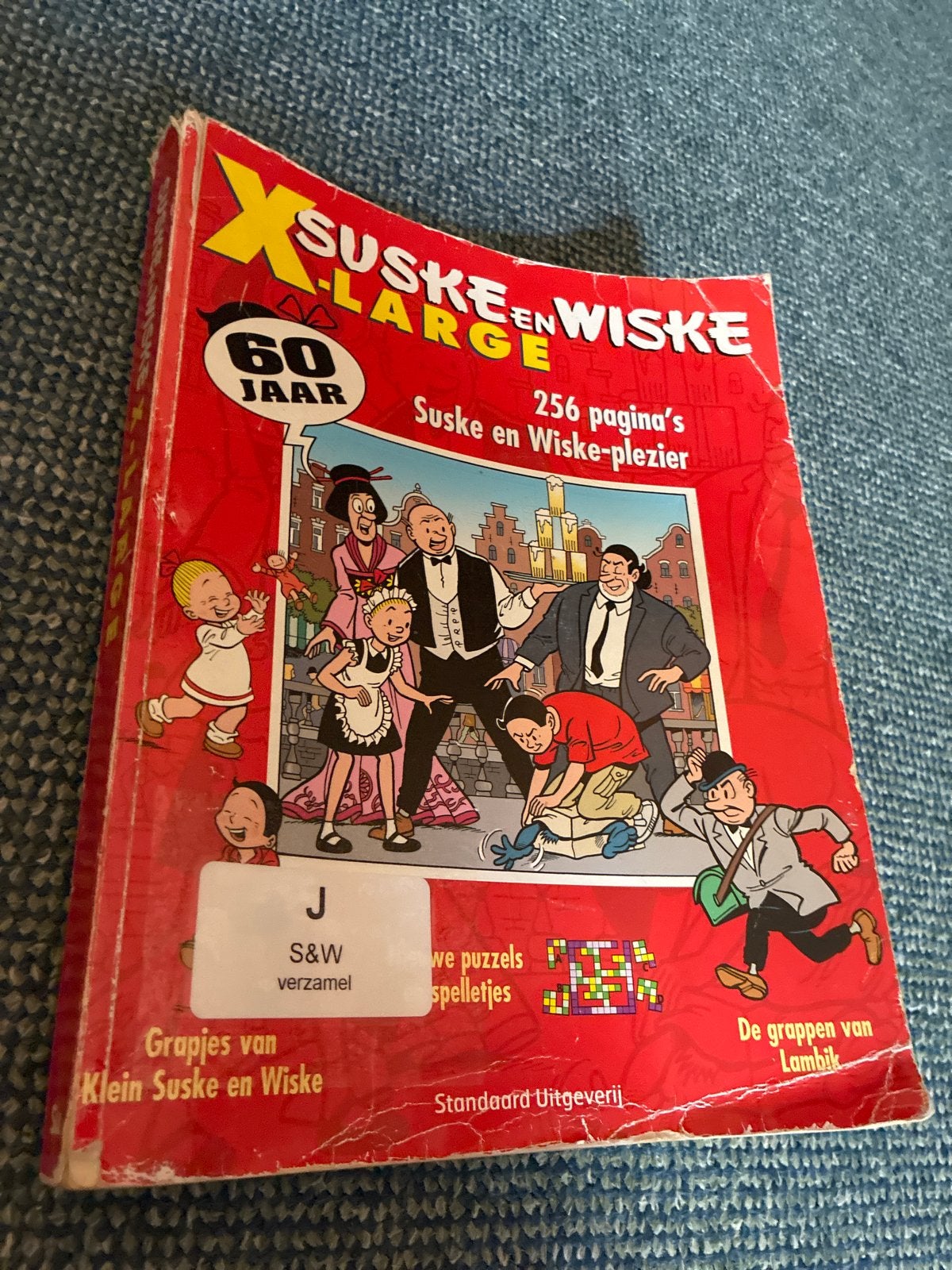 Suske en Wiske X-Large 60 Jaar - 256 pagina's plezier, Eén stripboek, Ophalen, Gelezen