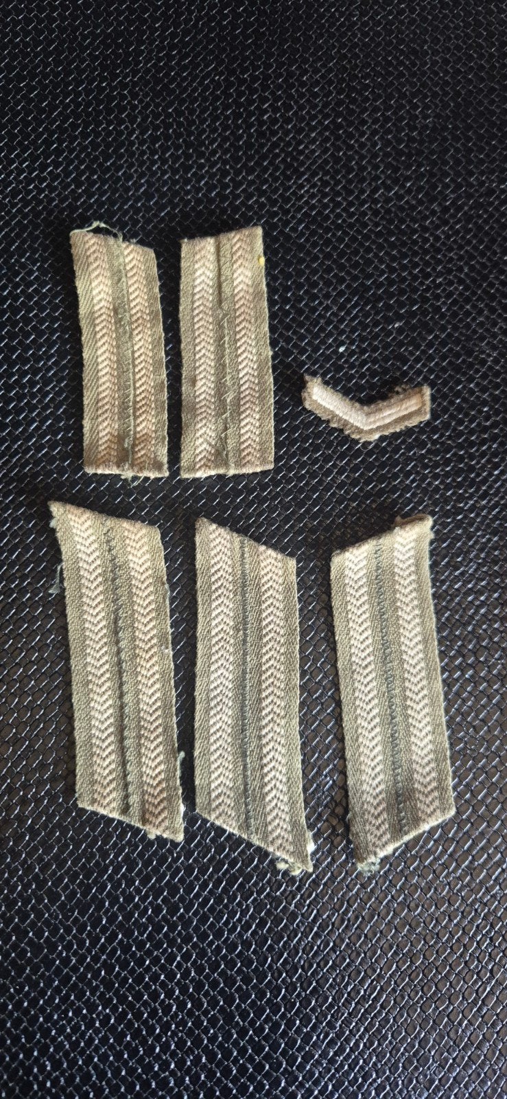 Britse mouw rang WO2 - Originele Militaire Insignes, Ophalen of Verzenden, Landmacht, Engeland, Embleem of Badge