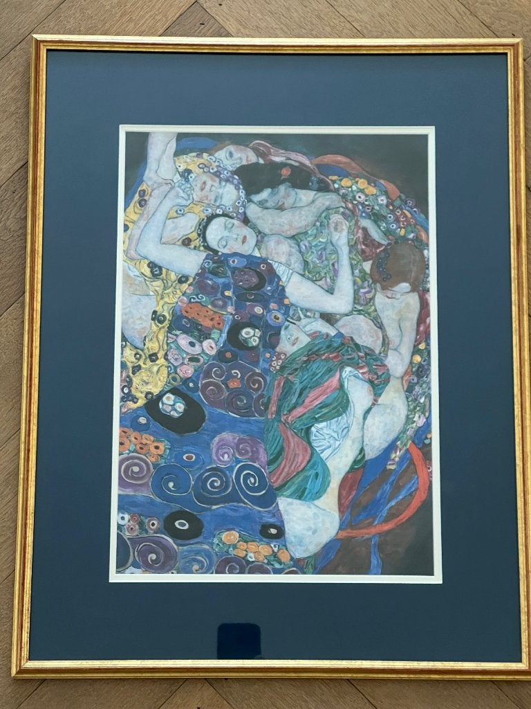 GUSTAV KLIMT, Ophalen, Foto, Print/reproductie, Achter glas