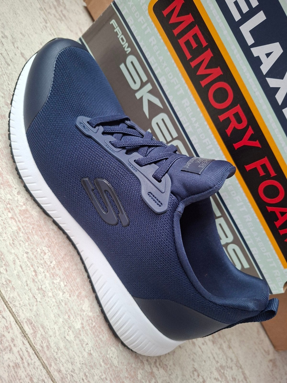 Skechers Relaxed Fit Memory Foam sneakers maat 39, Blauw, Nieuw, Ophalen of Verzenden, Sneakers of Gympen