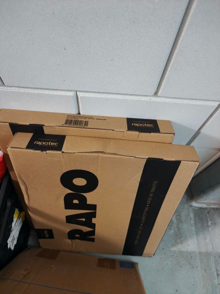 Rapotec 280 Toiletbrillen - Nieuw in doos, Ophalen of Verzenden, Nieuw, Rvs, Toilet