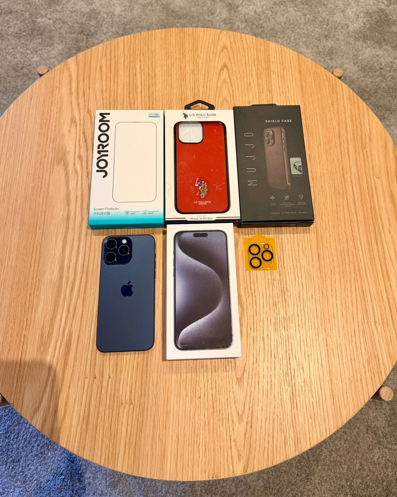 iPhone 15 Pro Max 512 GB 90% Batterijcapaciteit, Telecommunicatie, Mobiele telefoons | Apple iPhone, Ophalen, 512 GB, Blauw, IPhone 15 Pro Max