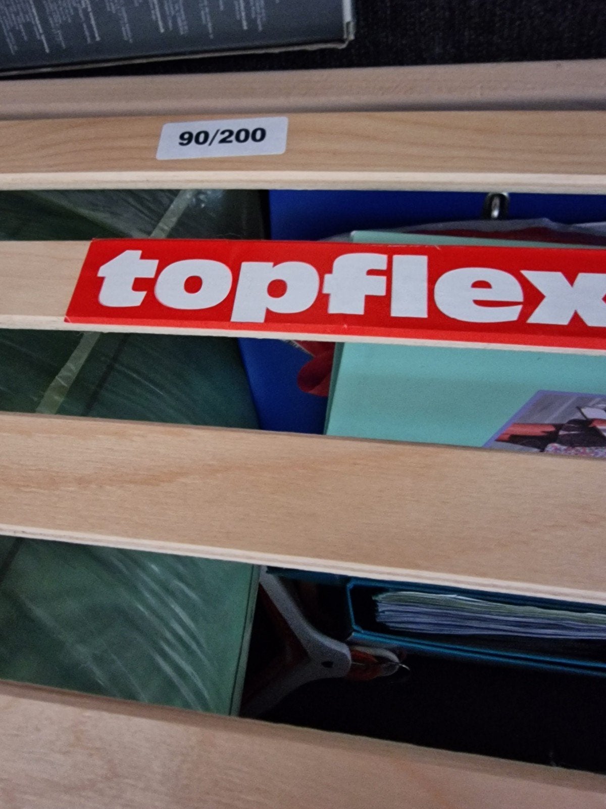 TopFlex lattenbodem 90x200 cm tegen 1 wasmiddel action, 90 cm, Nieuw, Ophalen of Verzenden, 200 cm