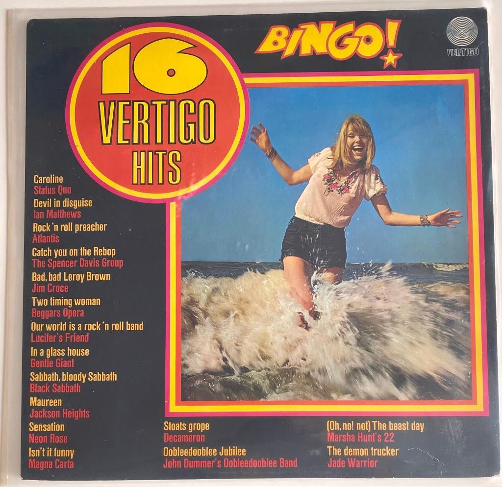 Vinyl - 16 Vertigo Hits (Vertigo 1975 Netherlands) - VG+/NM, Complilatie, Gebruikt, Ophalen of Verzenden, 1970 - 1979