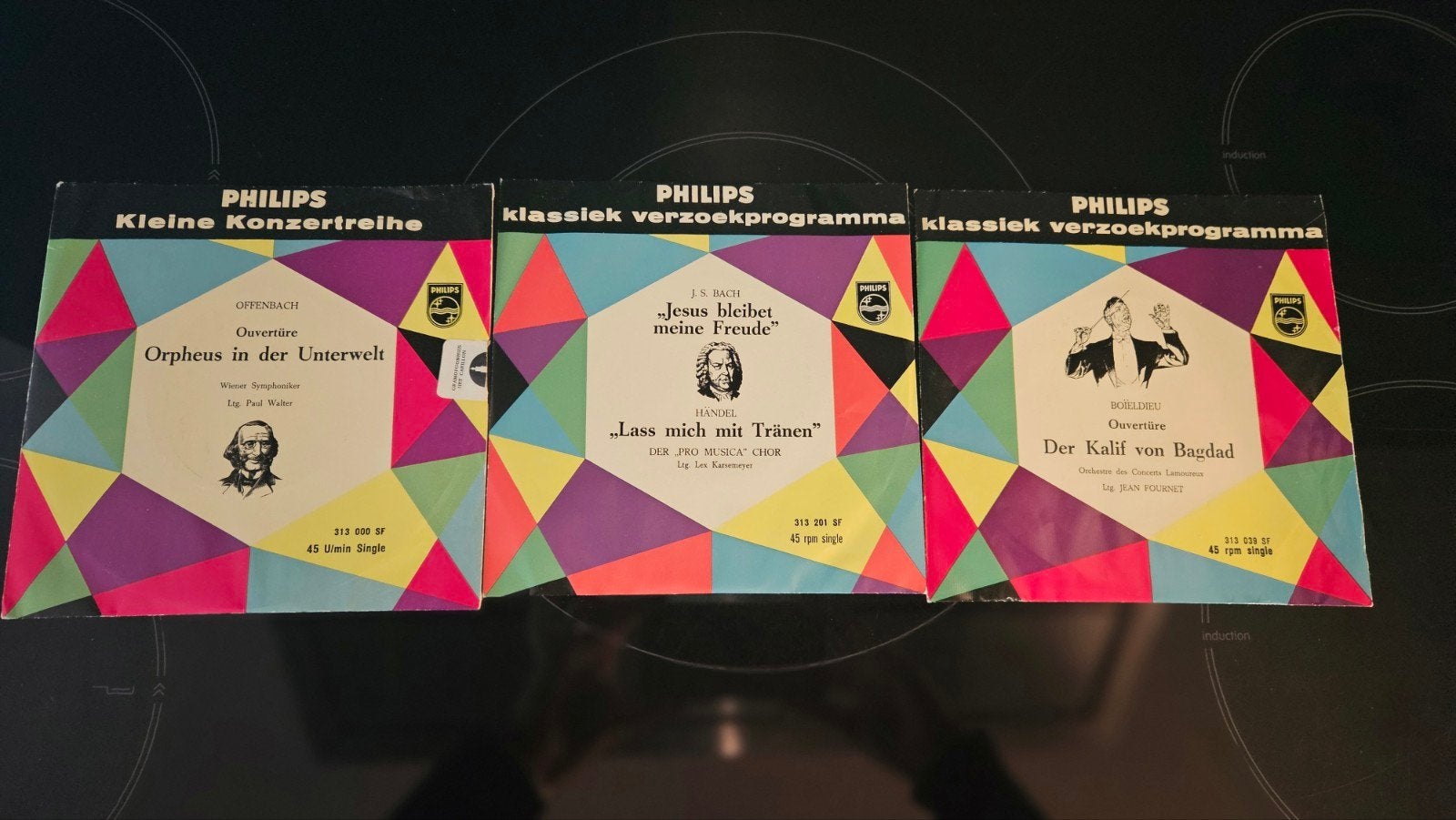Philips Klassiek Verzoekprog. EP's - Bach, Händel, Offenb, Gebruikt, EP, Ophalen of Verzenden, Orkest of Ballet