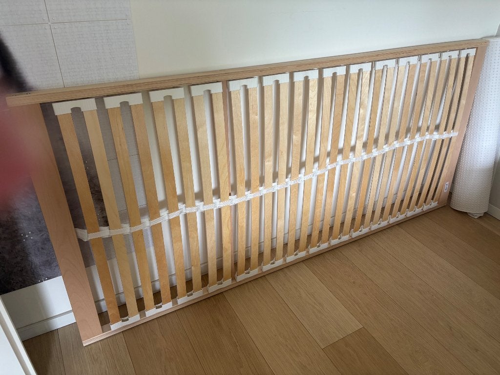 Lifetime Luxe Lattenbodem 200 x 90 cm NIEUWSTAAT, Ophalen, 90 cm, Eenpersoons, Zo goed als nieuw