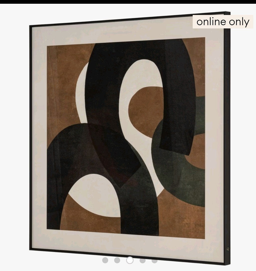Richmond Interiors Wall Art Euphoria 80x80cm - Nieuw in doos, Ophalen, Schilderij, Hout, Nieuw