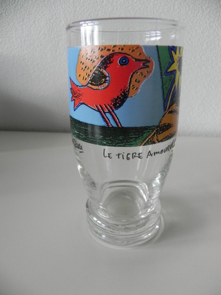 Corneille glas Le tigre amoureux 1993, Ophalen, Zo goed als nieuw, Overige typen