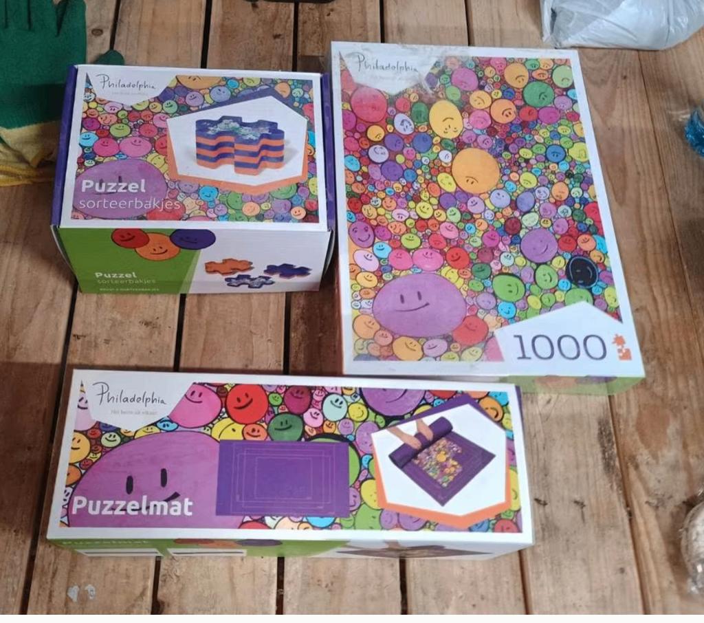 puzzle Philadelphia puzzelmat, sorteerbakjes, Hobby en Vrije tijd, Denksport en Puzzels, Ophalen, 500 t/m 1500 stukjes, Nieuw