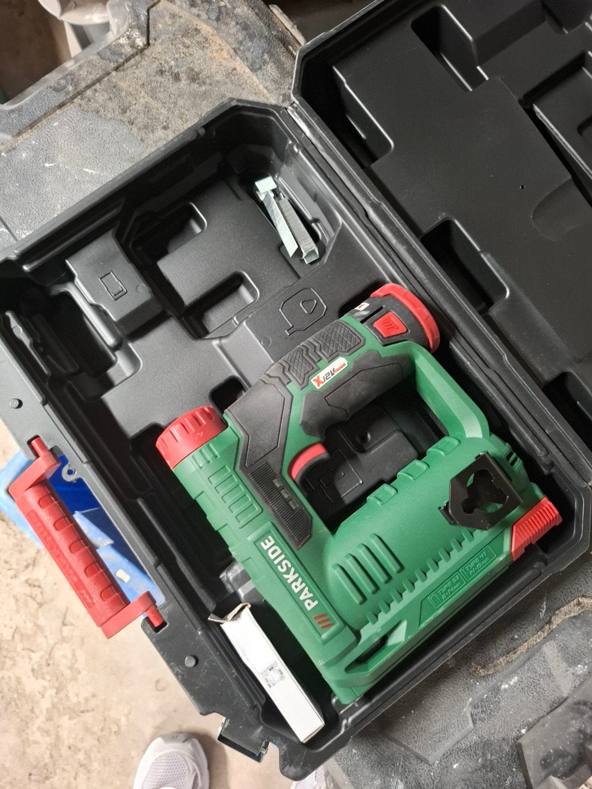 Parkside Accu Tackler/Nietmachine X12V (zonder acculader), Ophalen, Gebruikt
