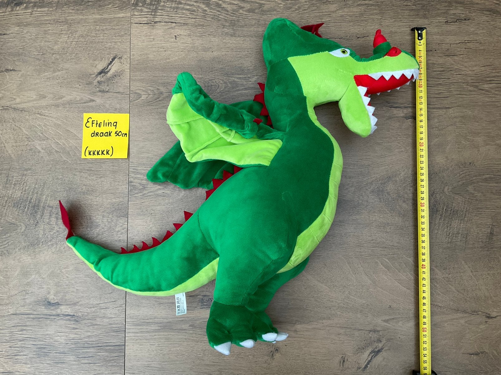 Nieuwe zgan grote Efteling (Joris en de draak) draak 50cm, Verzamelen, Efteling, Ophalen, Nieuw, Beeldje of Poppetje