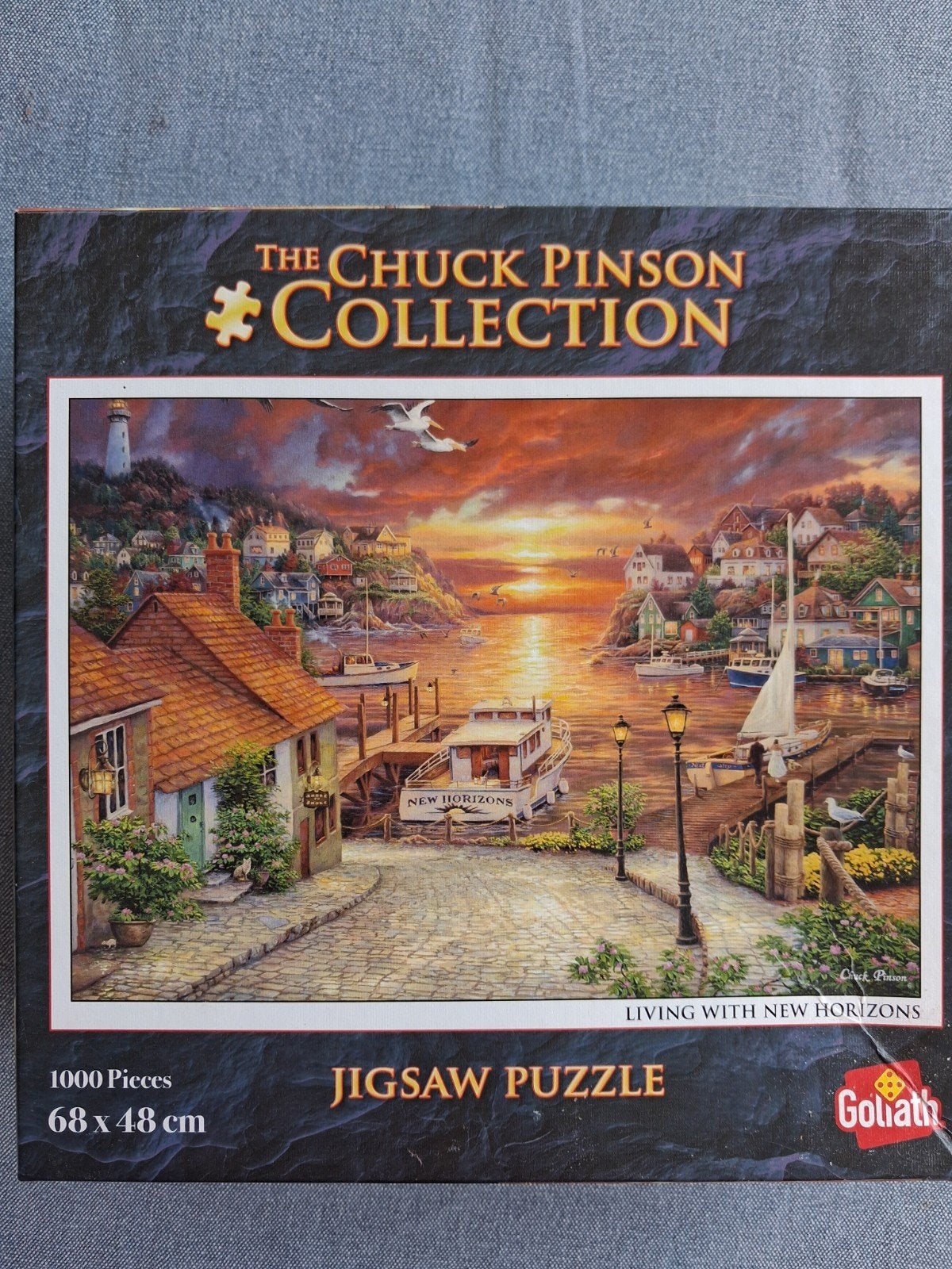 Chuck Pinson Collection Jigsaw Puzzel 1000 stukjes, Ophalen of Verzenden, Meer dan 50 stukjes, Gebruikt, 6 jaar of ouder