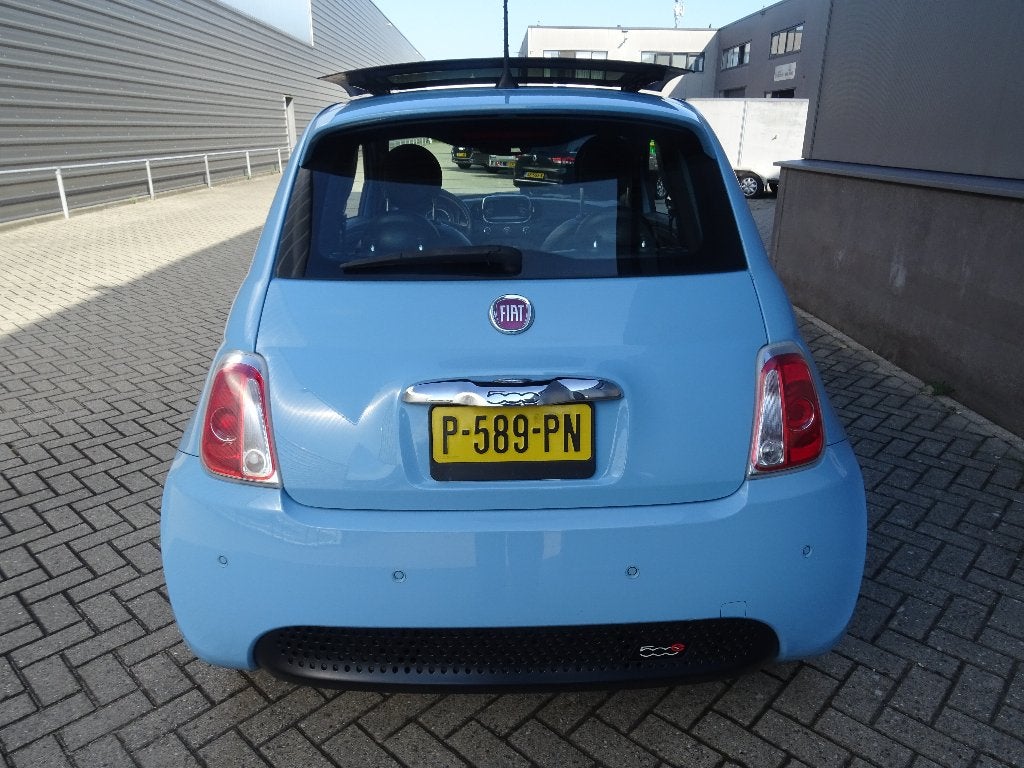 Fiat 500e 2016 Blauw, Auto's, Cruise Control, Zwart, Geïmporteerd, 1285 kg