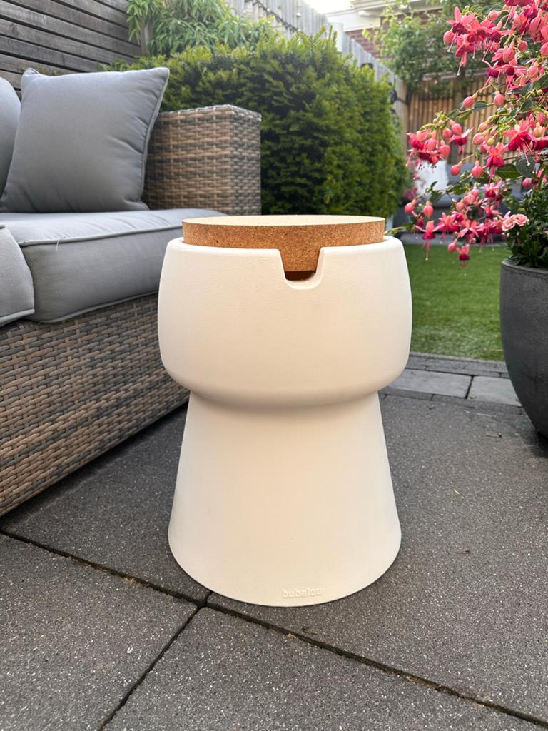 Bubalou Champagnevorm - Koeler/Bijzettafel met kurken deksel, Ophalen, Nieuw
