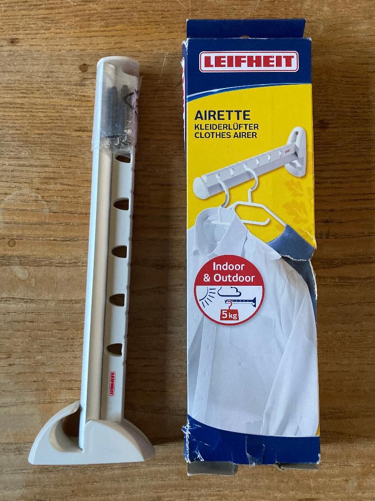 Leifheit kledingstang Airette wandmodel - nieuw, Ophalen of Verzenden, Nieuw