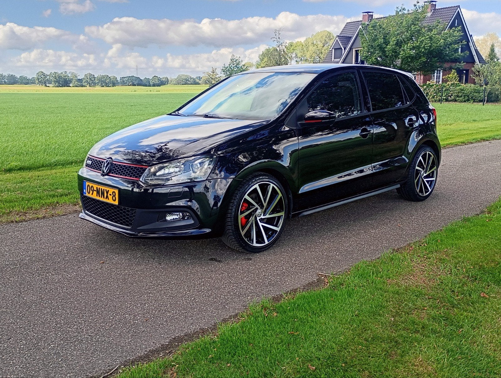 Polo GTI  1.4 DSG Xenon Clima, Auto's, Stof, 1169 kg, Zwart, 4 cilinders
