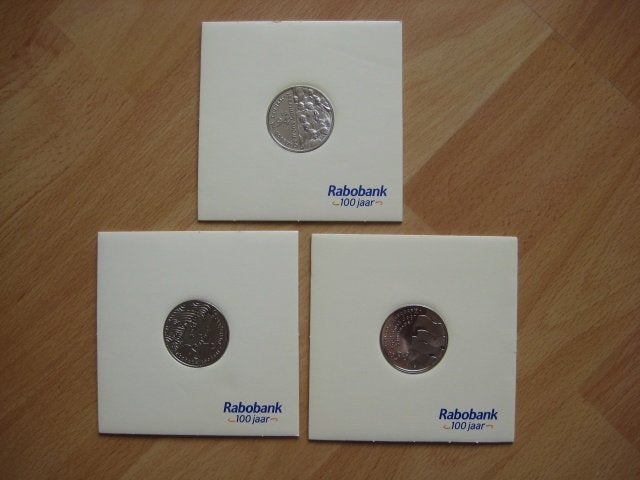 Rabobank jubileum munten, Ophalen of Verzenden, Vóór koninkrijk