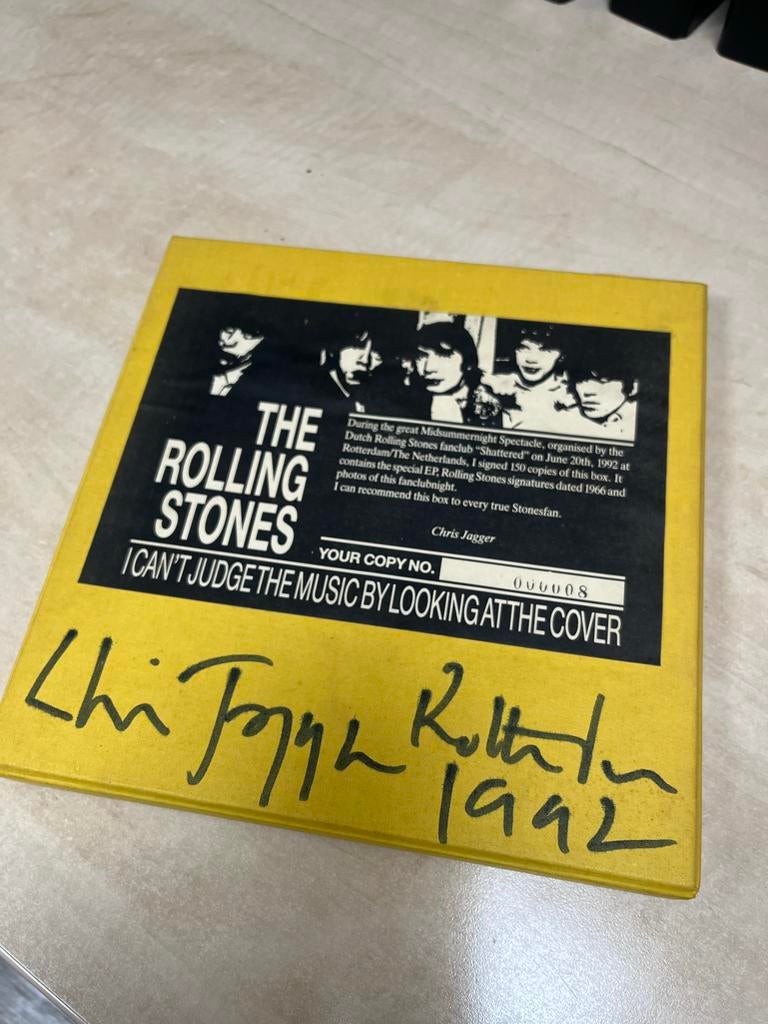 Rolling Stones EP - Uniek, nr. 8/150, goede staat, Cd's en Dvd's, Ophalen of Verzenden, Zo goed als nieuw, Overige formaten
