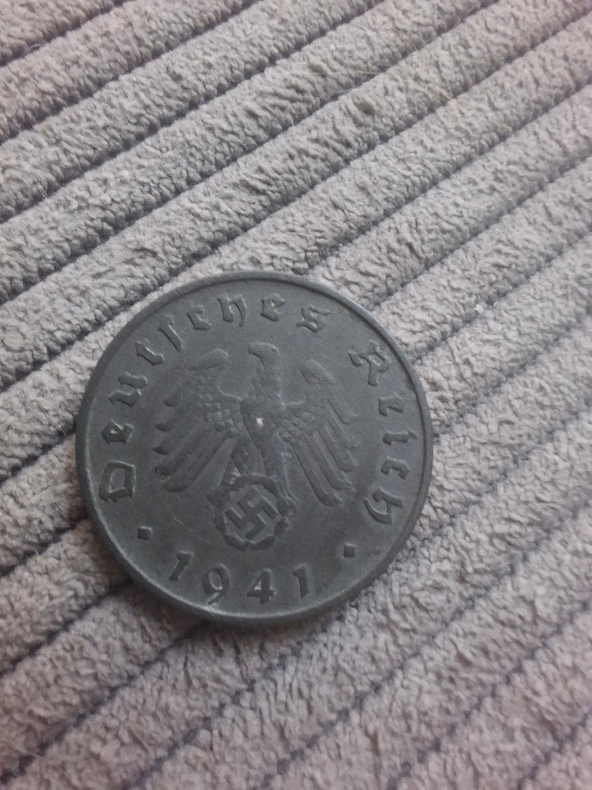 Duitse 10 Reichspfennig munt 1941, Ophalen of Verzenden, Duitsland, Losse munt