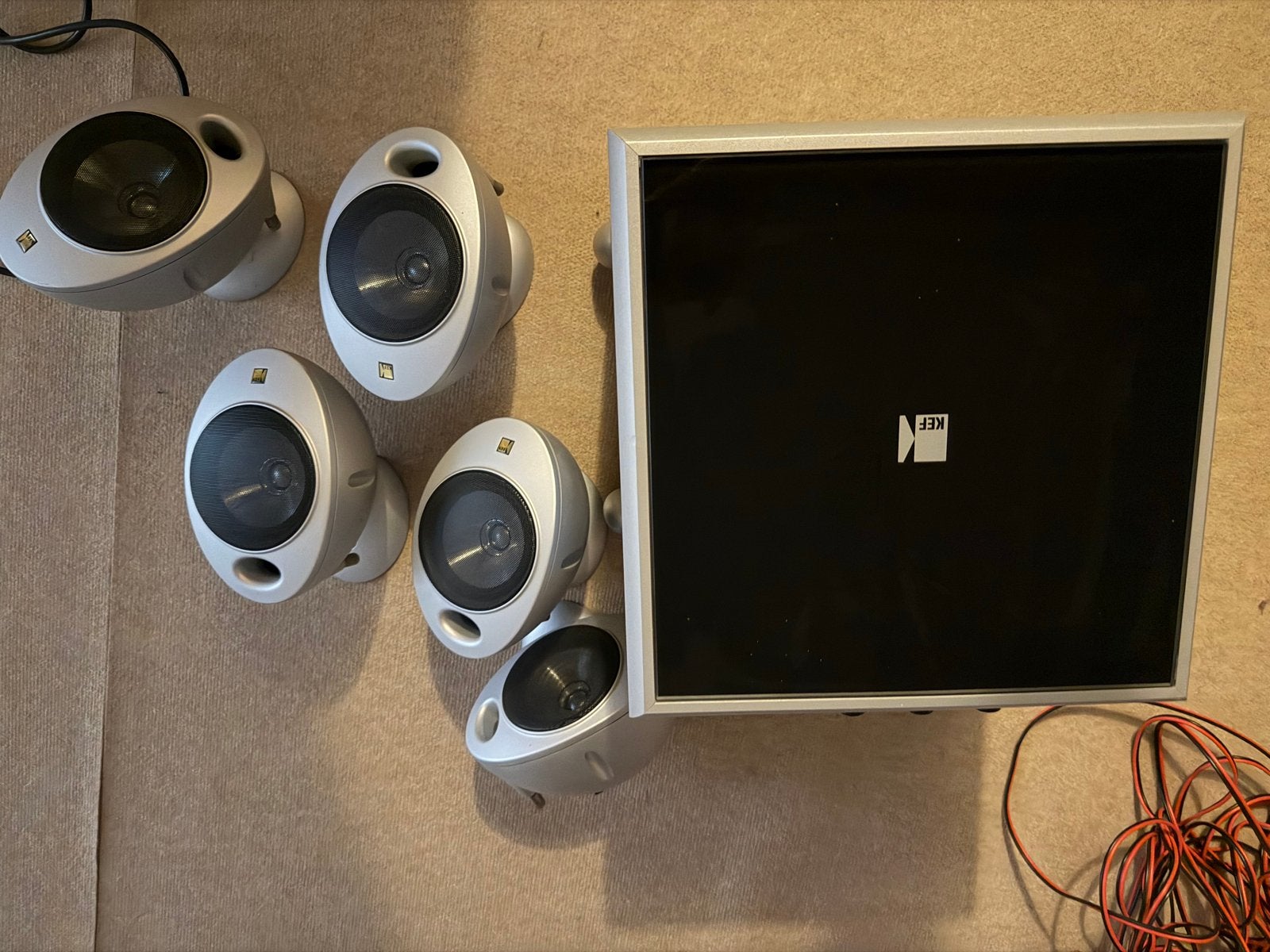 KEF KHT 2005.2 5.1 Home Cinema Systeem met PSW 2010 Sub, Overige merken, Gebruikt, 70 watt of meer, Ophalen of Verzenden