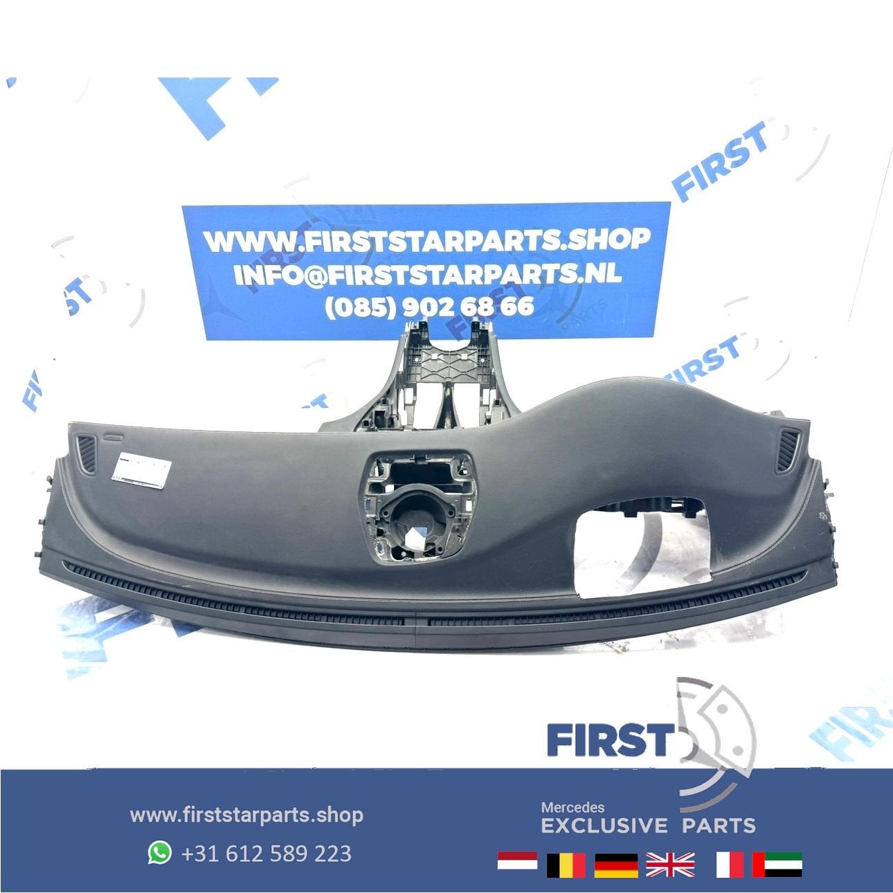 W205 C43 C63 AMG DASHBOARD Mercedes C Klasse 2016-2020 WITTE, Gebruikt, -, Ophalen of Verzenden, -