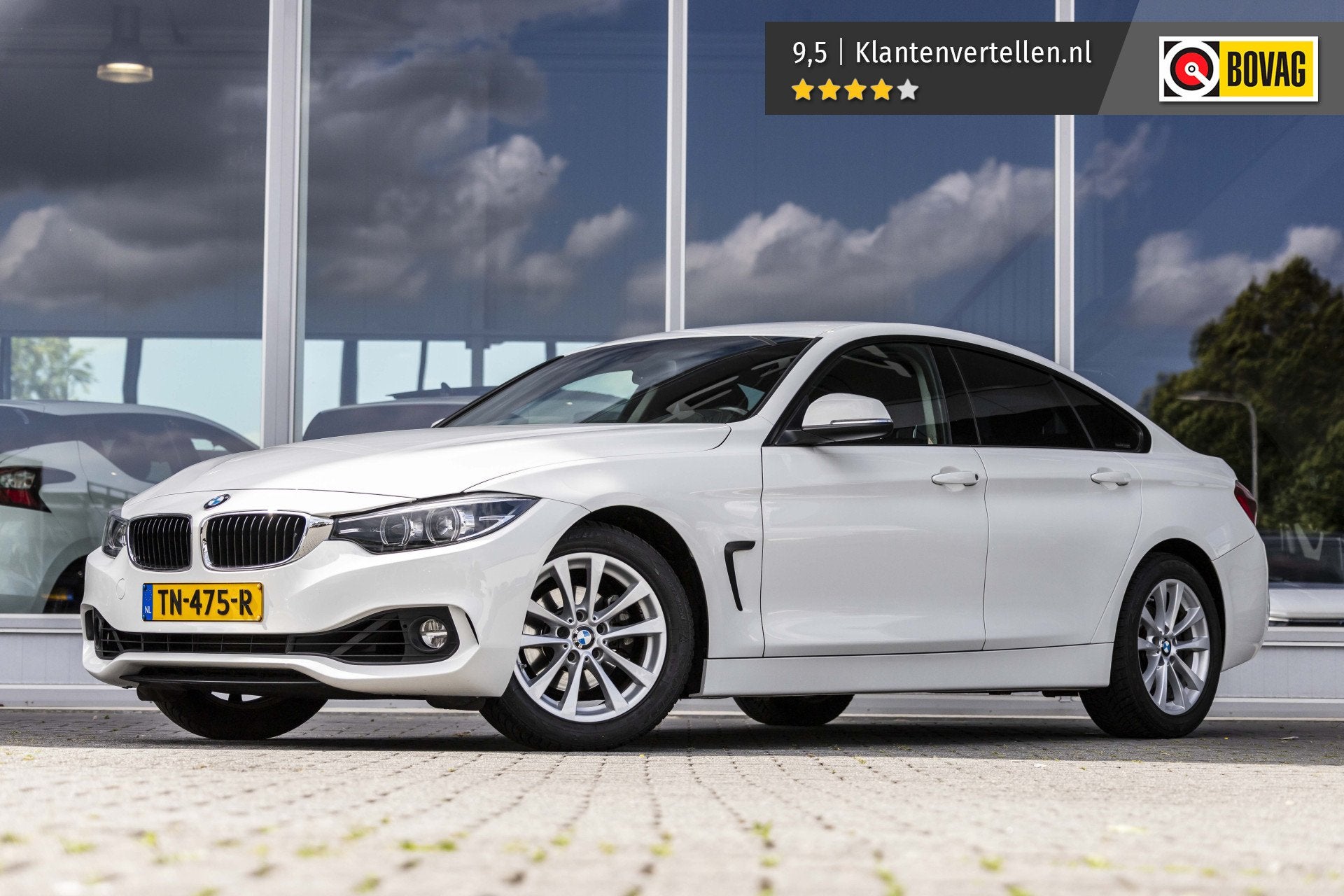 BMW 4 Serie Gran Coupé 418i High Executive | Trekhaak | NL, 12 maanden, Gebruikt, Euro 6, Wit
