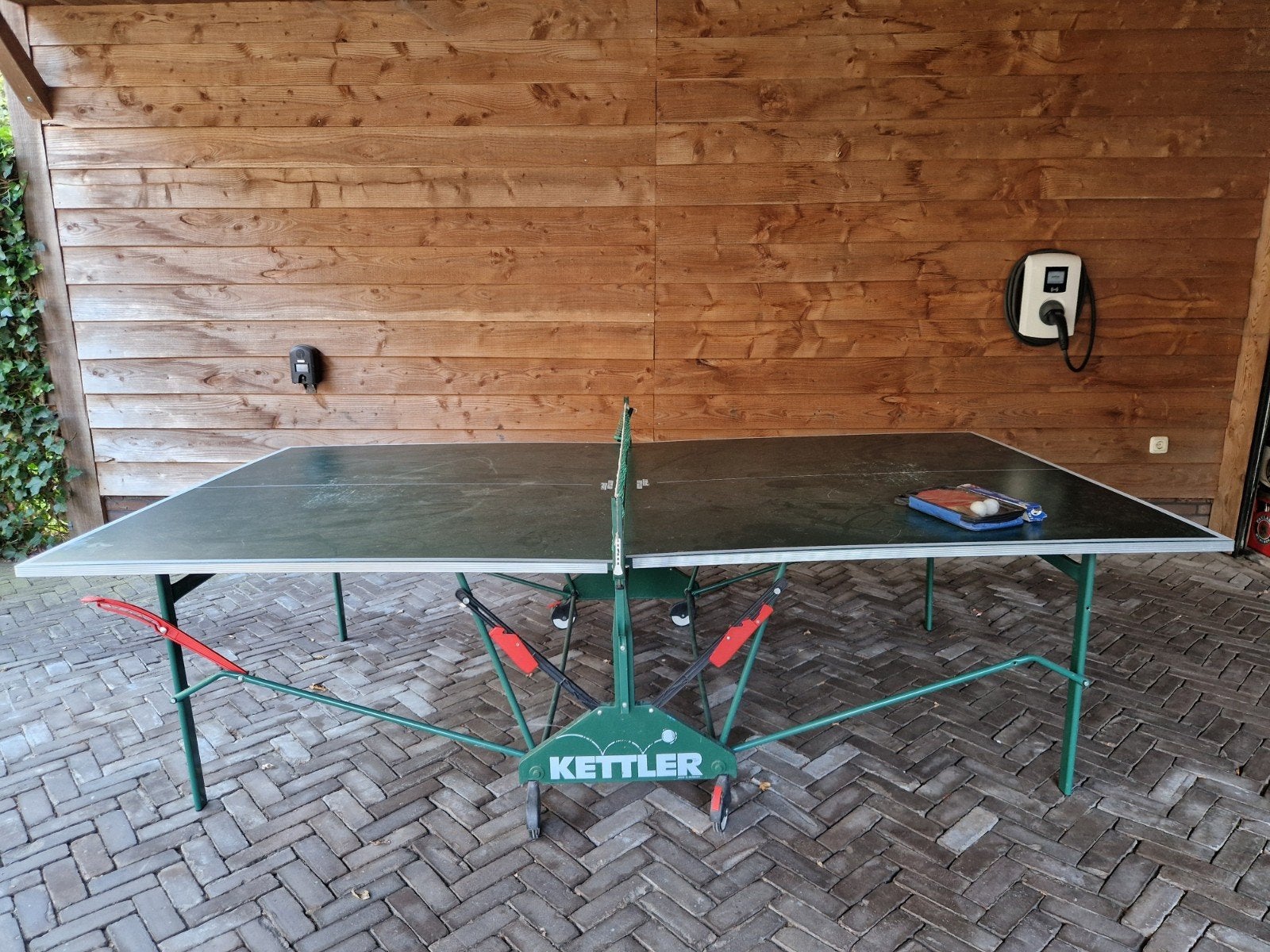 Kettler tafeltennistafel inklapbaar, Sport en Fitness, Ophalen, Gebruikt, Tafel Indoor, Inklapbaar