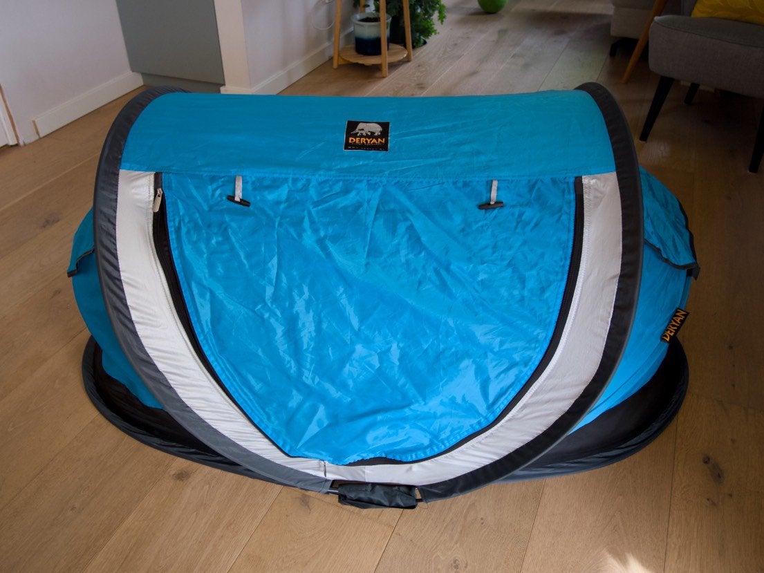 Deryan Peuter Luxe tent reisbedje, Ophalen of Verzenden, Gebruikt, Reisbedje