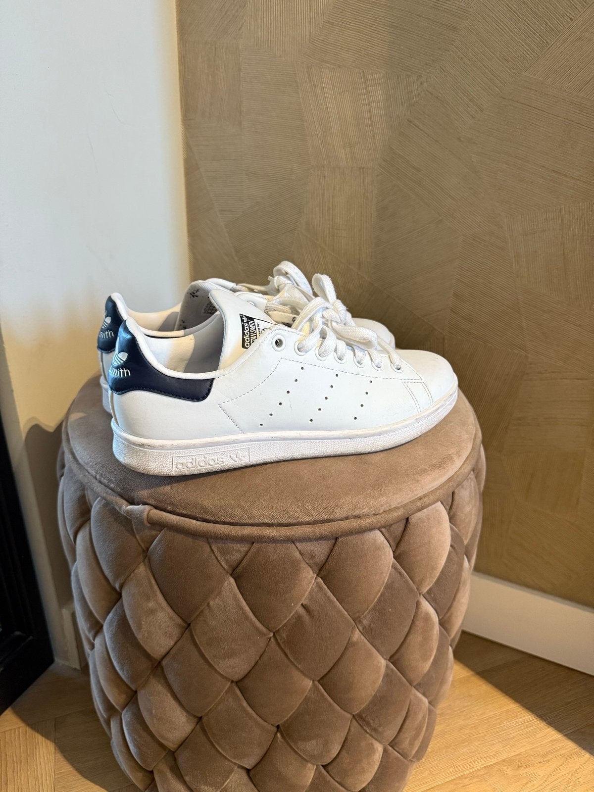 Adidas Stan Smith sneakers maat 38, Ophalen, Gedragen, Wit, Sneakers of Gympen