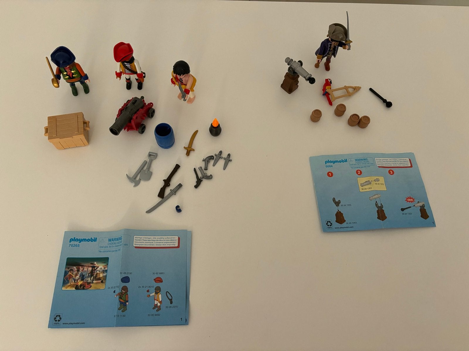 Playmobil Piraten set met figuren en accessoires, Ophalen of Verzenden, Zo goed als nieuw, Jongen of Meisje