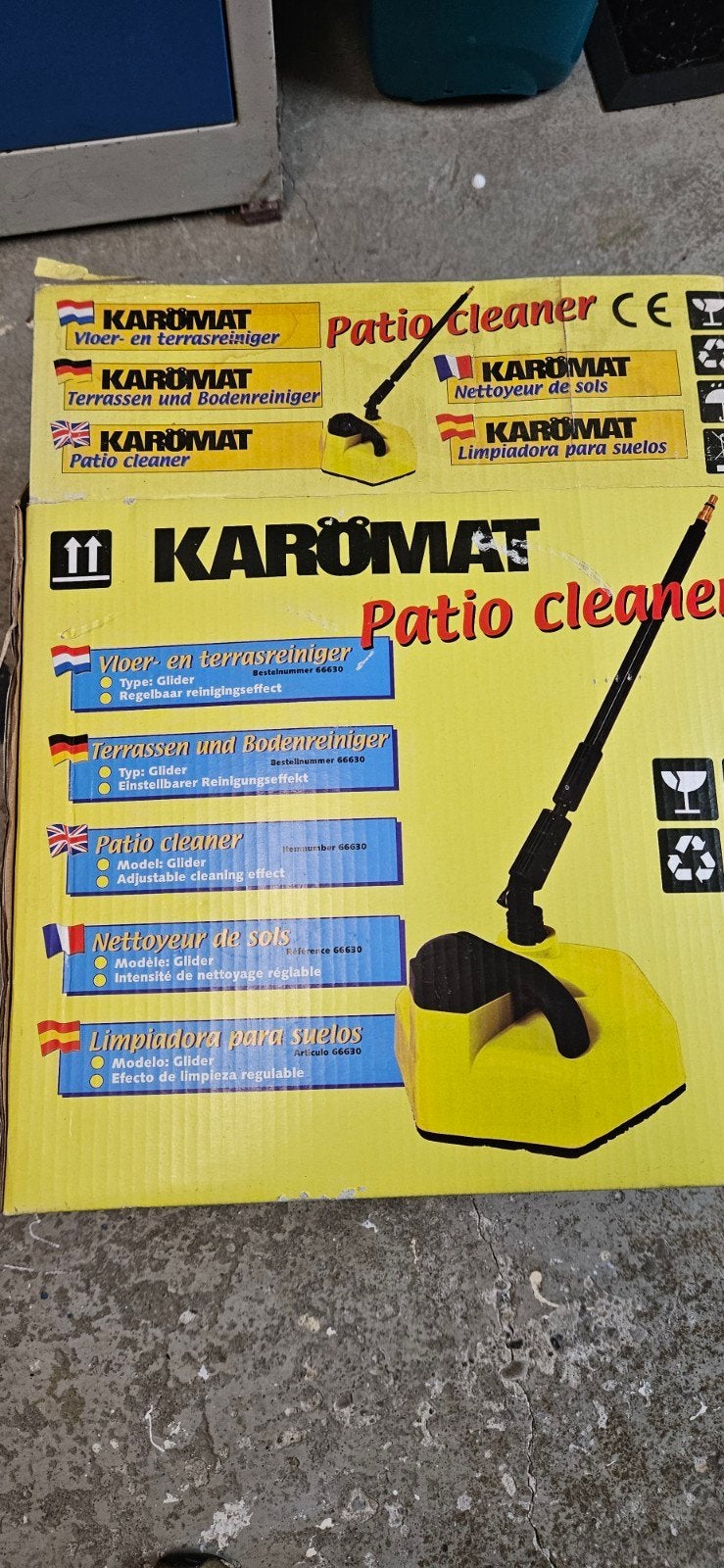 Karomat Patio Cleaner - Terras- en Vloerreiniger, Ophalen, Zo goed als nieuw, Karomat