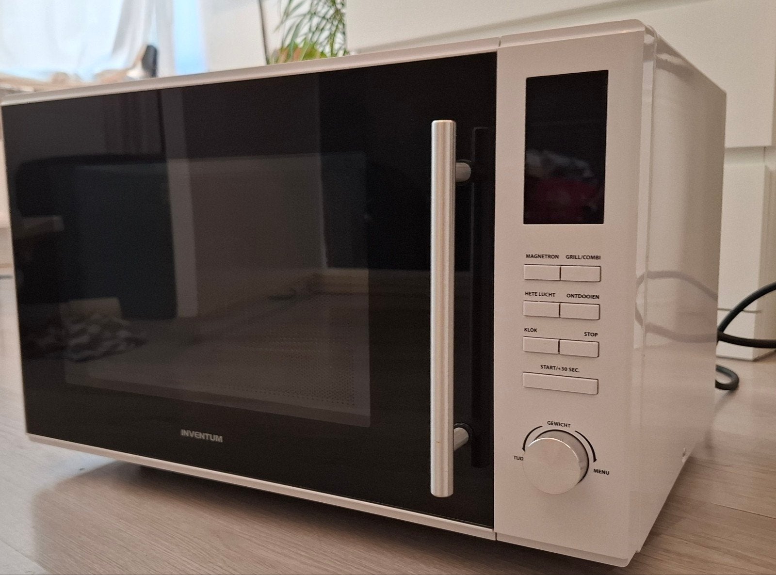 Inventum Combimagnetron MN304C, Witgoed en Apparatuur, Magnetrons, Gebruikt, Vrijstaand, Combimagnetron, 60 cm of meer, Grill