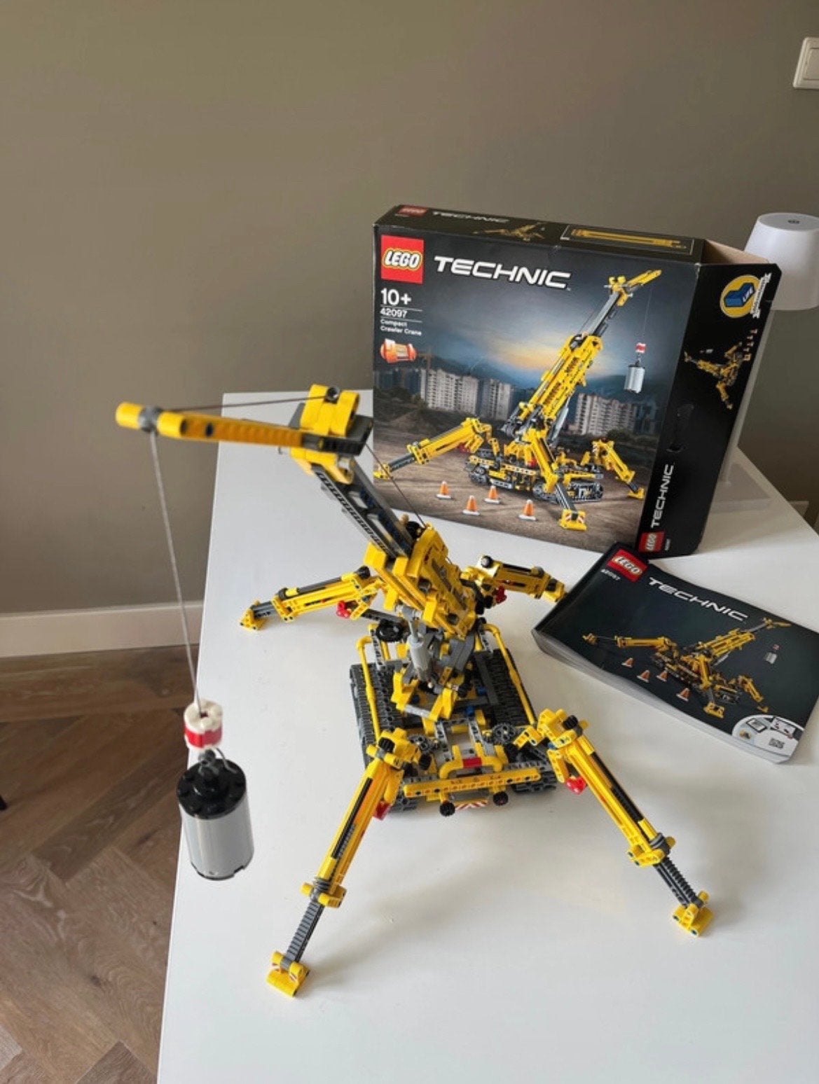 Lego Technic 42097 crawler crane, Kinderen en Baby's, Speelgoed | Duplo en Lego, Lego, Compleet, Ophalen of Verzenden, Zo goed als nieuw