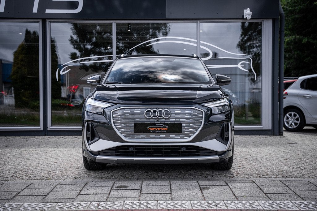 Audi Q4 e-tron 35 Edition 55 kWh|S-Line|Digital dash|Stoelve, Auto's, Audi, Gebruikt, Zwart, Zwart, Q4 e-tron