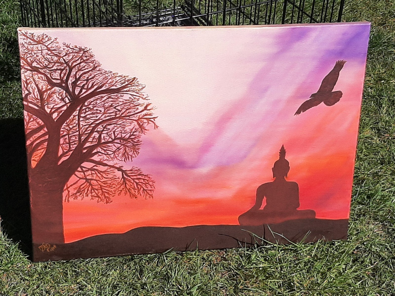 Mooi schilderij, Ophalen