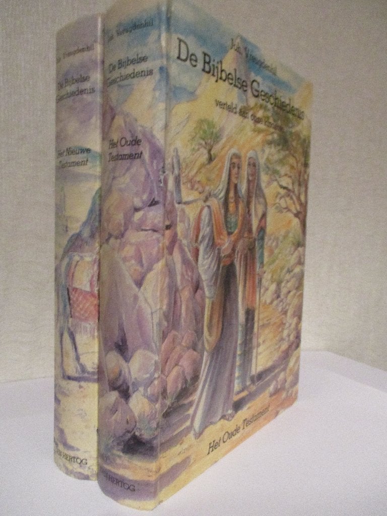 J. Vreugdenhil: De Bijbelse Geschiedenis (2 delen compleet)., Boeken, Christendom | Protestants, Ophalen of Verzenden, Gelezen