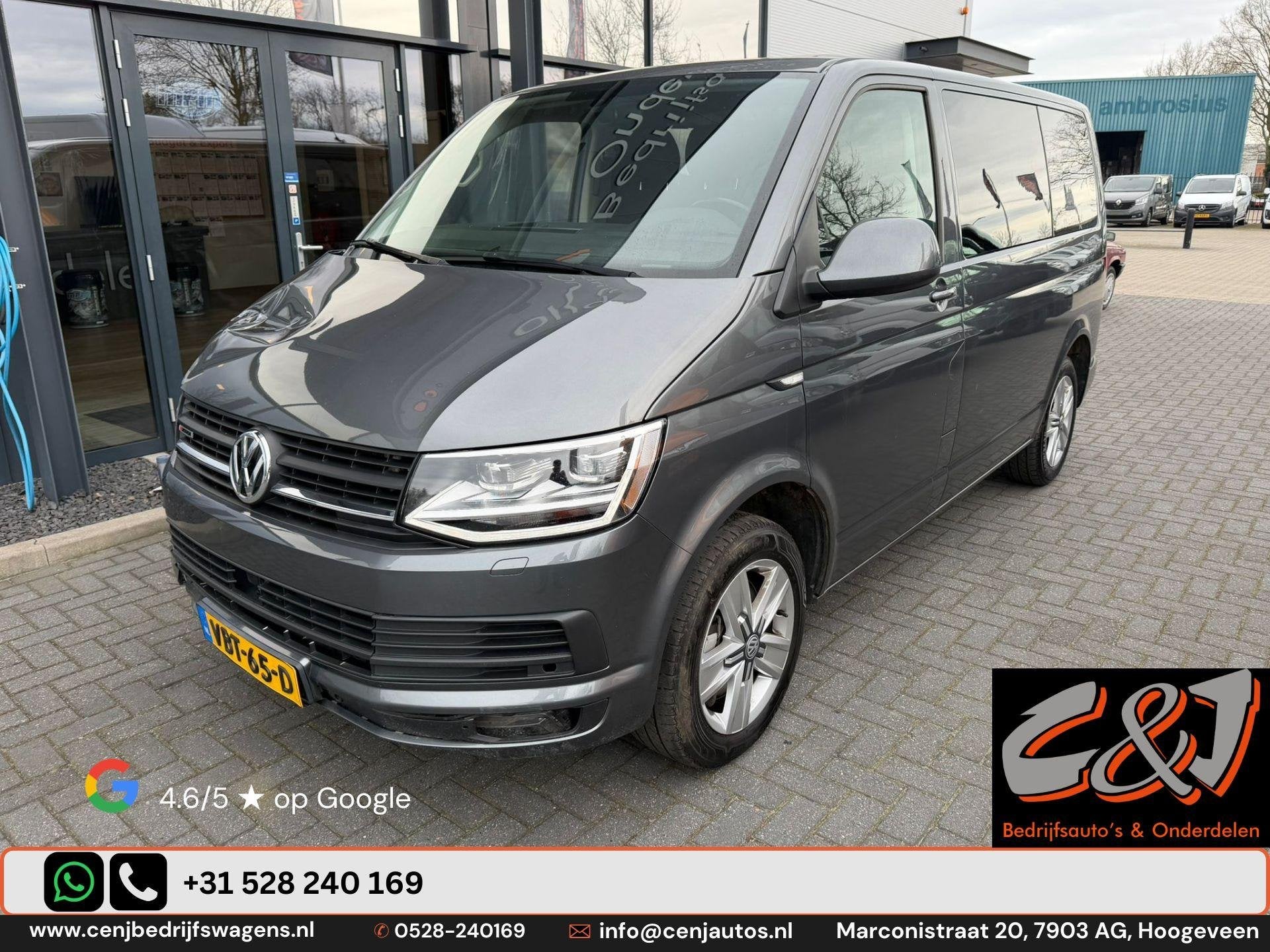 Volkswagen Transporter 2.0 TDI L1H1 4Motion Highline zijscha, Automaat, Overige carrosserieën, Volkswagen, Volkswagen AG