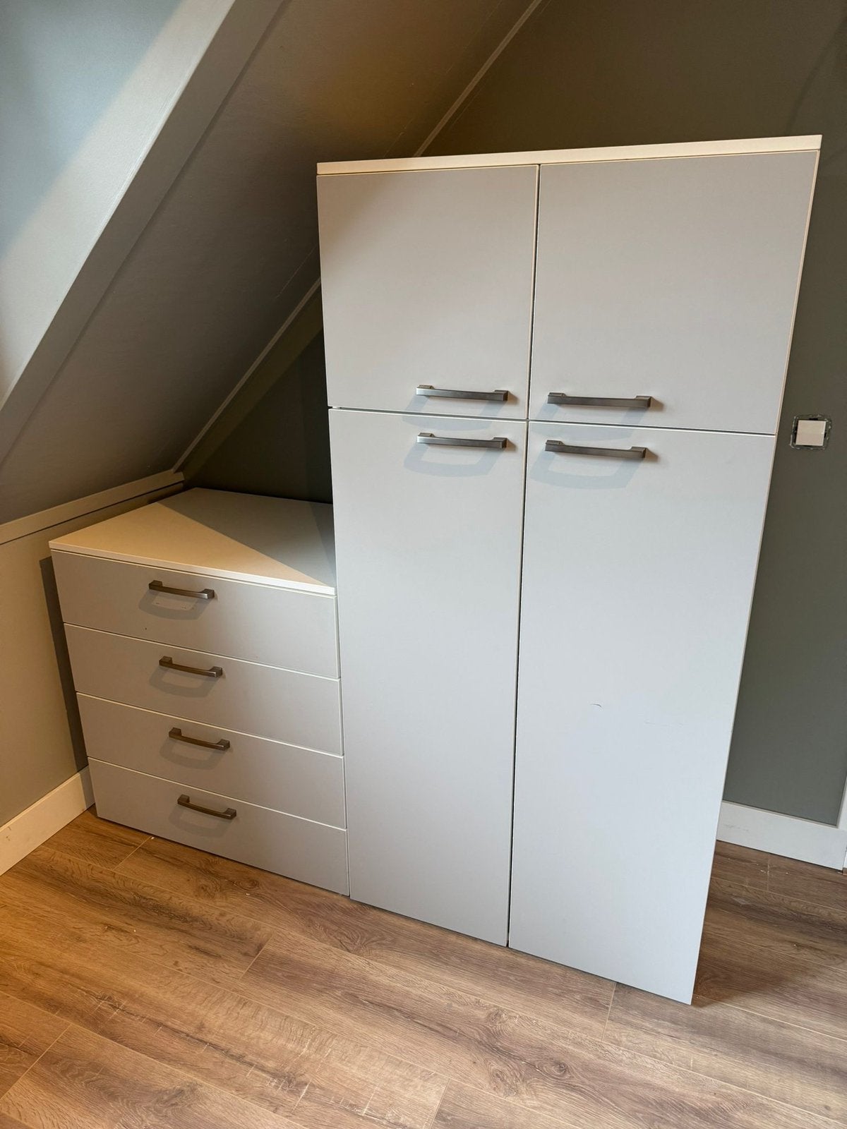 IKEA PLATSA kastensysteem wit – complete set, Huis en Inrichting, Kasten | Ladekasten, Ophalen, Overige materialen, Gebruikt, 50 tot 100 cm