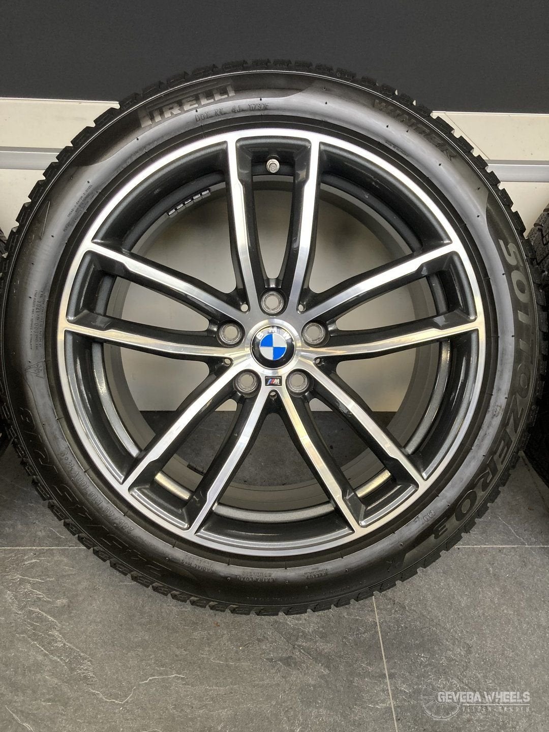 18” originele BMW 5 serie G30 G31 velgen winterbanden 5x112, 18 inch, -, -, Banden en Velgen