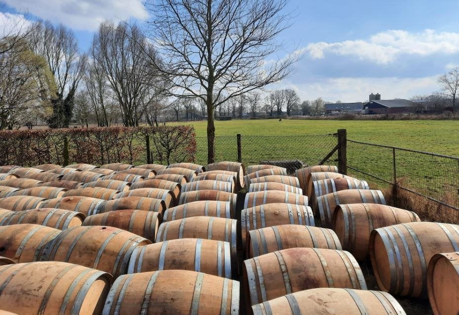 zwaar dik eikenhout wijnvat regenton 228 liter wijn whisky, Tuin en Terras, 150 liter of meer, Ophalen, Nieuw, Hout