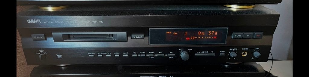 Yamaha MDX-793, Ophalen, Minidisc-recorder