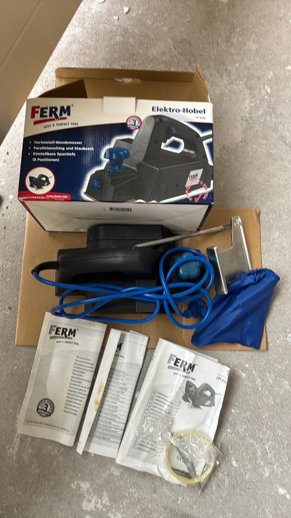 Ferm Elektro-Hebel FP-650 - Zo goed als nieuw, Doe-het-zelf en Verbouw, Gereedschap | Overige machines, Ophalen of Verzenden, Zo goed als nieuw