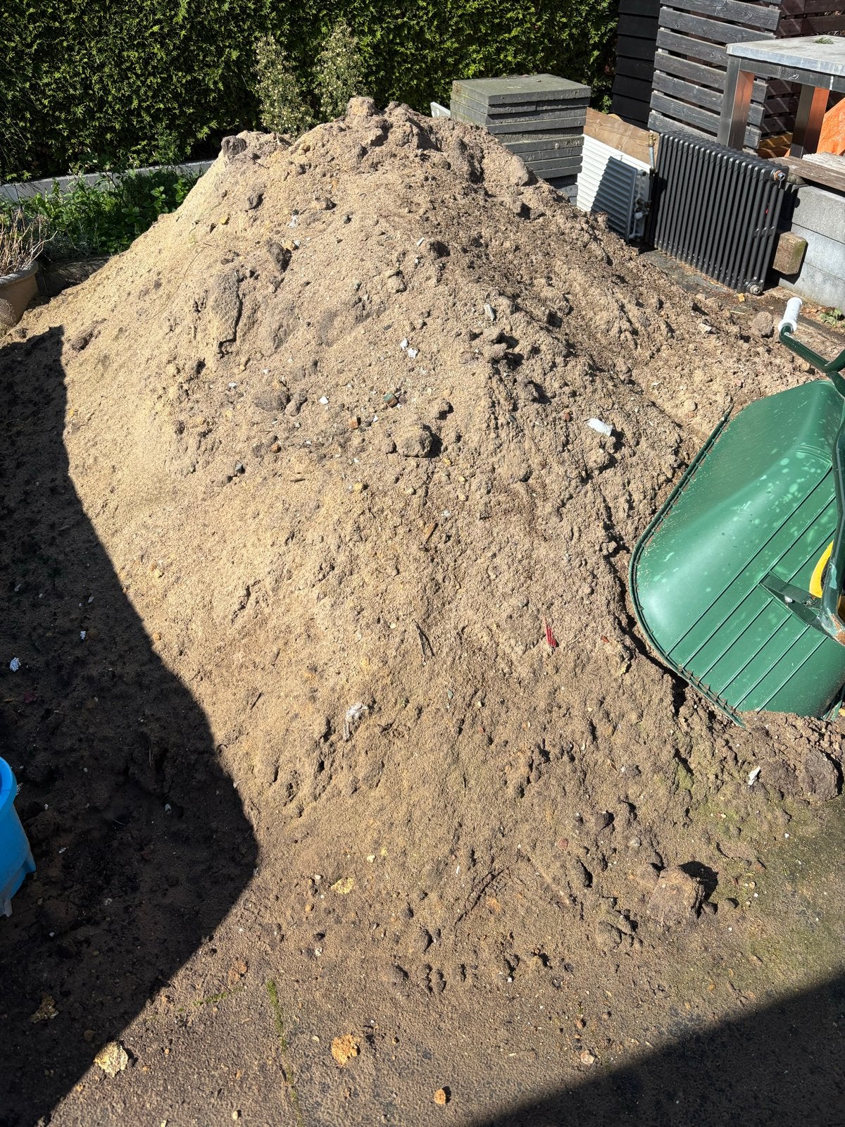 Gratis ophoogzand - Zelf opscheppen, Tuin en Terras, Ophalen, Gebruikt, Ophoogzand