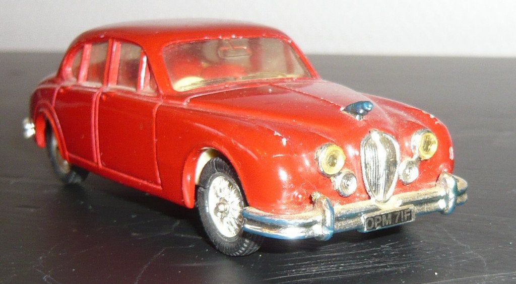 Jaguar MK II mk2 vintage Corgi Toys, Ophalen of Verzenden, Gebruikt, Auto, Corgi