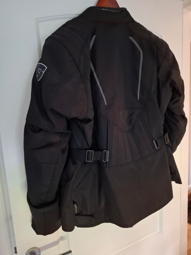 REV'IT! Motorjas Zwart - Maat 48, Motoren, Kleding | Motorkleding, Ophalen, REV'IT!, Jas | textiel, Dames