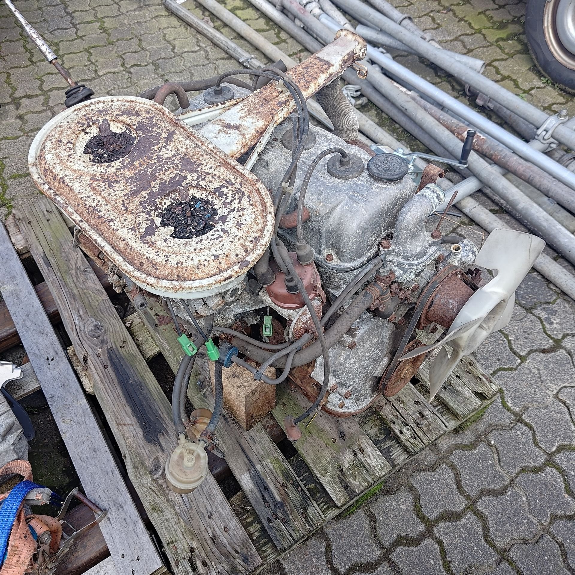 Motorblok Toyota 2T-B Celica 1.6, Gebruikt, -, -, Ophalen of Verzenden